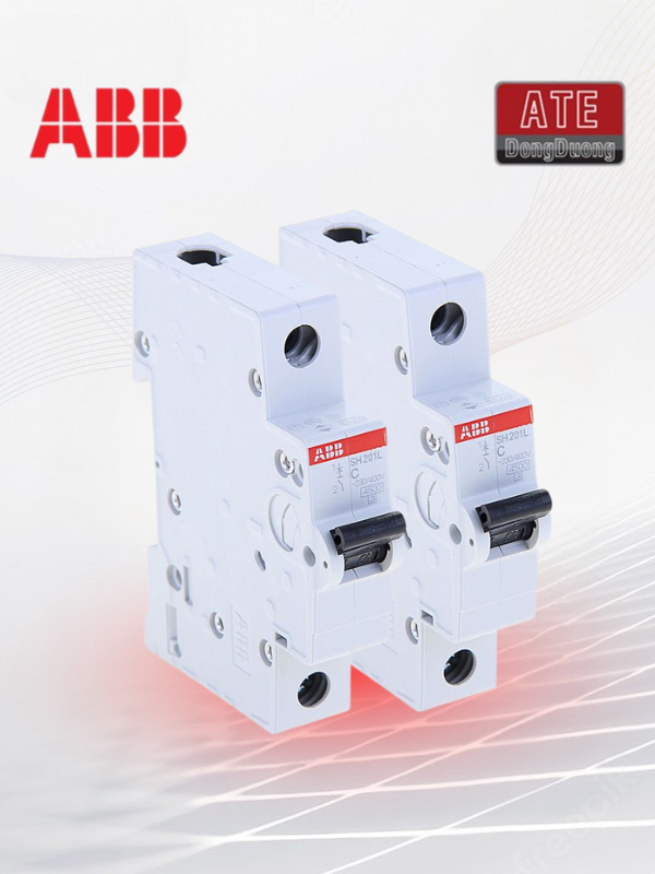 Attomat MCB SH201L-C6 1P 4,5kA 6A ~63A
